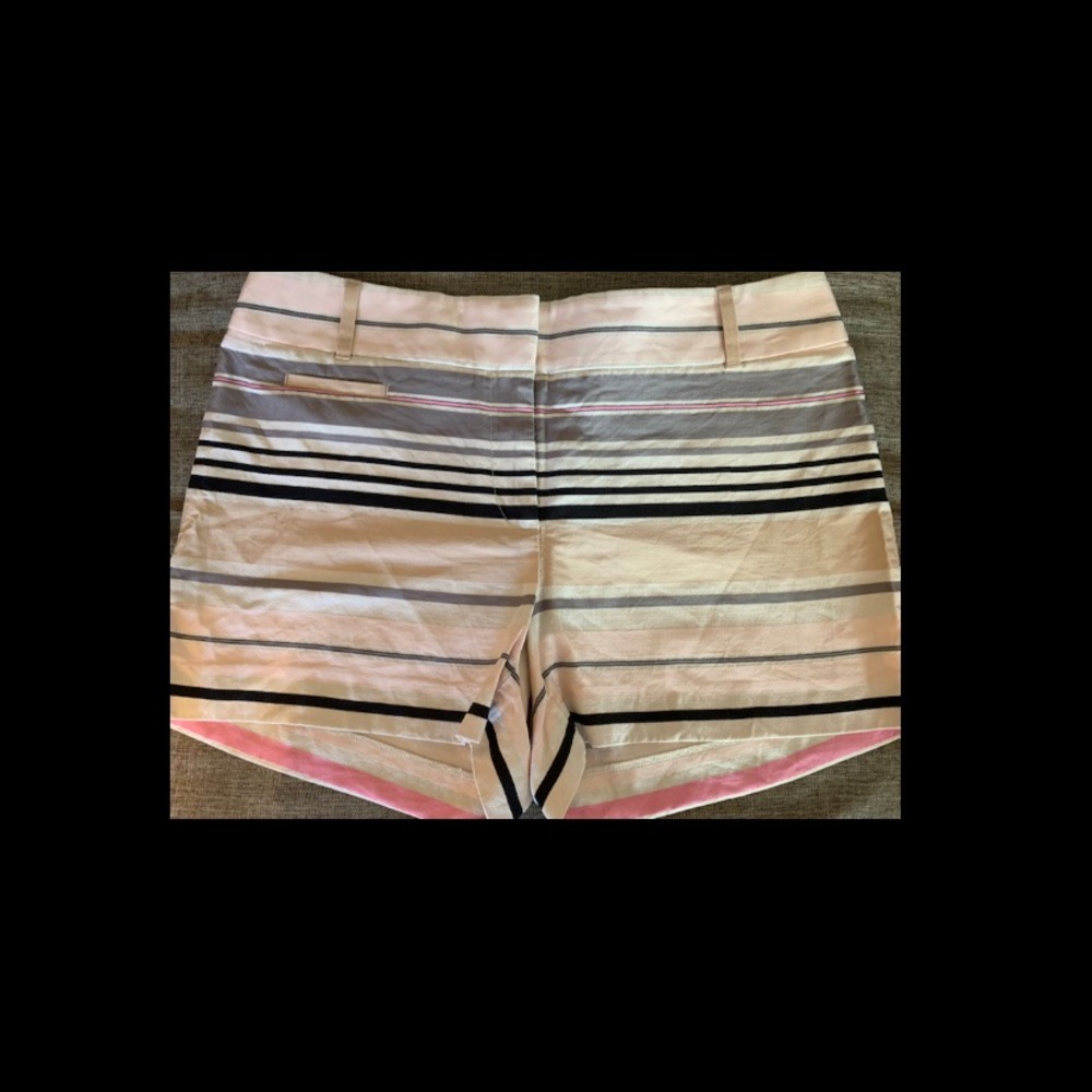 loft striped riviera shorts | multi-colored